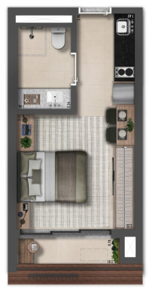 Imagem Apartamento à Venda, 24 m² em Vila Clementino - São Paulo Imagem Apartamento à Venda, 24 m² em Vila Clementino - São Paulo