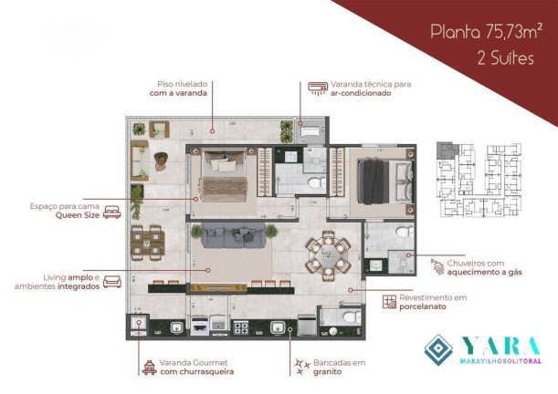 Imagem Apartamento com 2 Quartos à Venda, 76 m² em Itaguá - Ubatuba Imagem Apartamento com 2 Quartos à Venda, 76 m² em Itaguá - Ubatuba