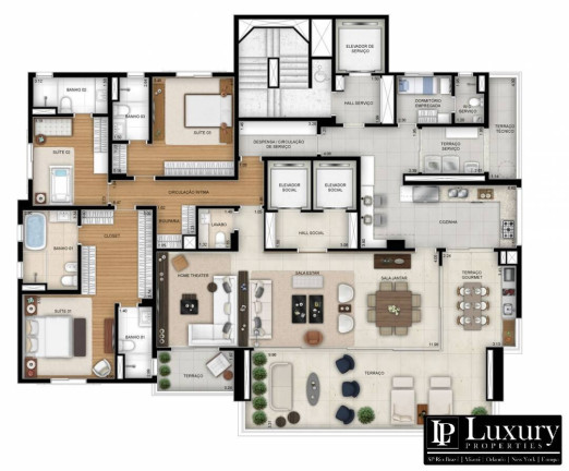 Imagem Apartamento com 4 Quartos à Venda, 287 m² em Itaim Bibi - São Paulo Imagem Apartamento com 4 Quartos à Venda, 287 m² em Itaim Bibi - São Paulo