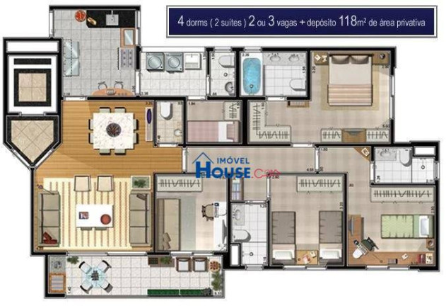 Imagem Apartamento com 3 Quartos à Venda, 118 m² em Jardim Guedala - São Paulo Imagem Apartamento com 3 Quartos à Venda, 118 m² em Jardim Guedala - São Paulo