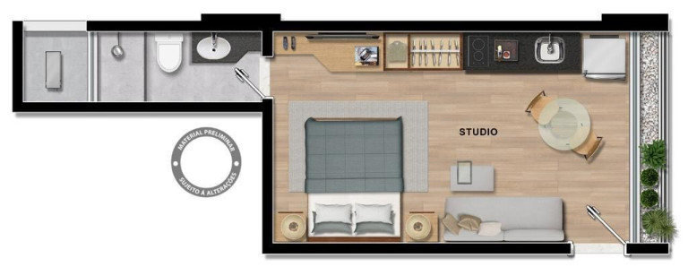 Imagem Apartamento com 1 Quarto à Venda, 25 m² em Barra - Salvador