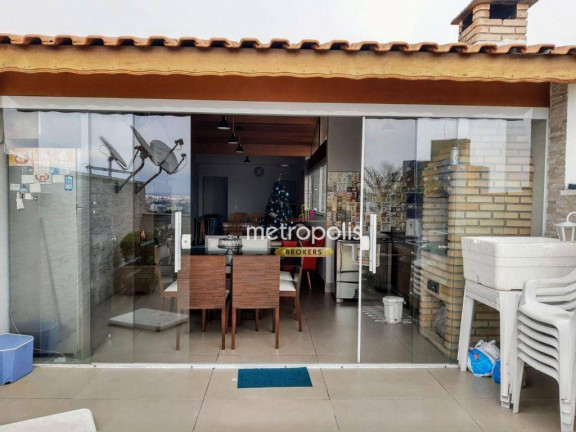 Imagem Cobertura com 2 Quartos à Venda, 128 m² em Vila Humaitá - Santo André