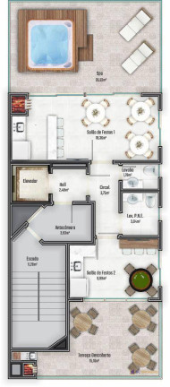 Imagem Apartamento com 2 Quartos à Venda, 90 m² em Praia Brava - Itajaí
