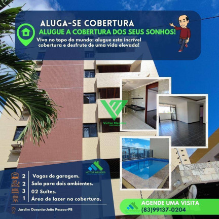 Imagem Cobertura com 3 Quartos à Venda, 60 m² em Tambaú - João Pessoa