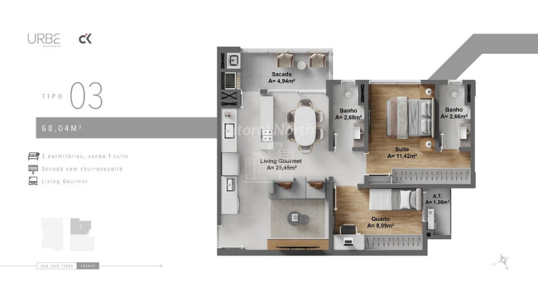 Imagem Apartamento com 2 Quartos à Venda, 87 m² em São Judas - Itajaí Imagem Apartamento com 2 Quartos à Venda, 87 m² em São Judas - Itajaí