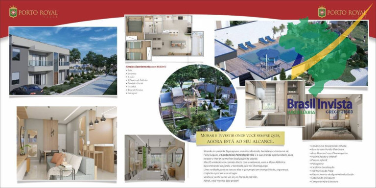 Imagem Apartamento com 2 Quartos à Venda, 68 m² em Alto Taperapuã - Porto Seguro Imagem Apartamento com 2 Quartos à Venda, 68 m² em Alto Taperapuã - Porto Seguro