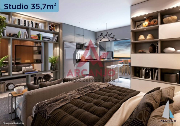 Apartamento com 1 Quarto à Venda, 35 m² em Pereque Açu - Ubatuba