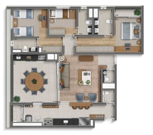 Imagem Apartamento com 3 Quartos à Venda, 122 m² em Perdizes - São Paulo