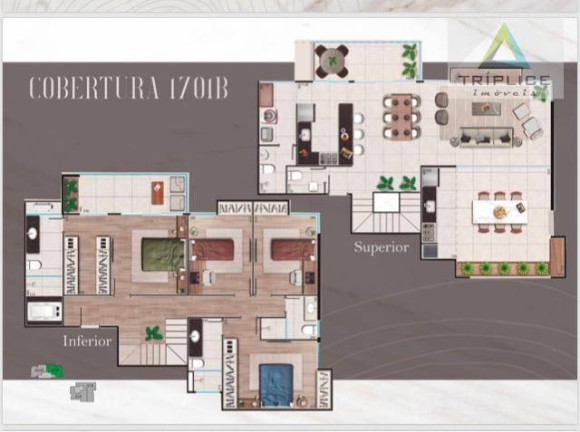 Imagem Apartamento com 3 Quartos à Venda, 97 m² em Granbery - Juiz De Fora