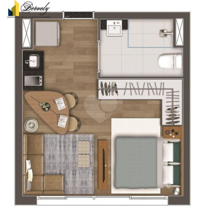 Imagem Apartamento com 1 Quarto à Venda, 33 m² em Pinheiros - São Paulo Imagem Apartamento com 1 Quarto à Venda, 33 m² em Pinheiros - São Paulo