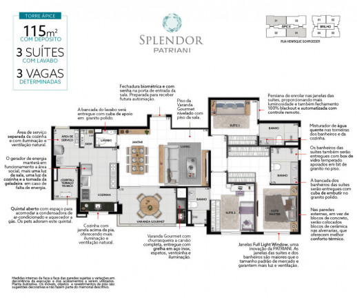 Imagem Apartamento com 3 Quartos à Venda, 115 m² em Taquaral - Campinas Imagem Apartamento com 3 Quartos à Venda, 115 m² em Taquaral - Campinas