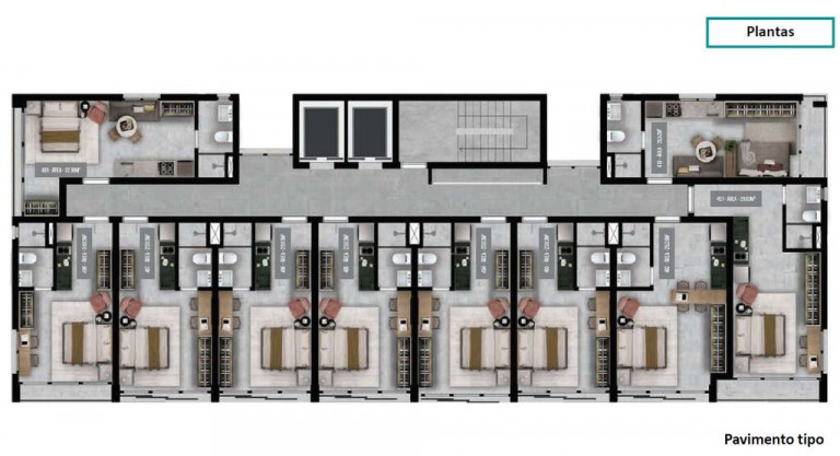 Imagem Apartamento com 1 Quarto à Venda, 23 m² em Bom Fim - Porto Alegre