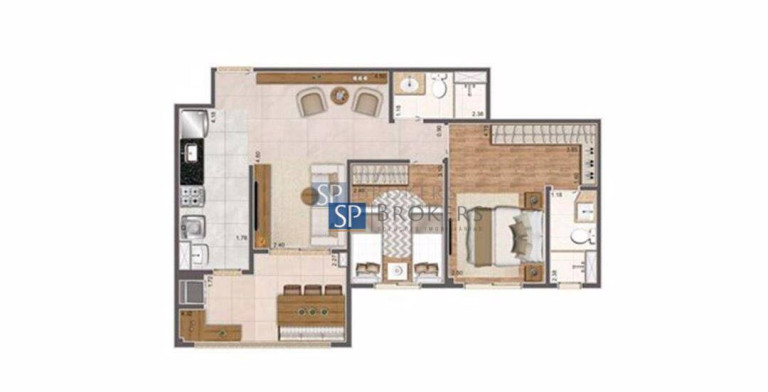 Imagem Apartamento com 2 Quartos à Venda, 64 m² em Botafogo - Campinas Imagem Apartamento com 2 Quartos à Venda, 64 m² em Botafogo - Campinas