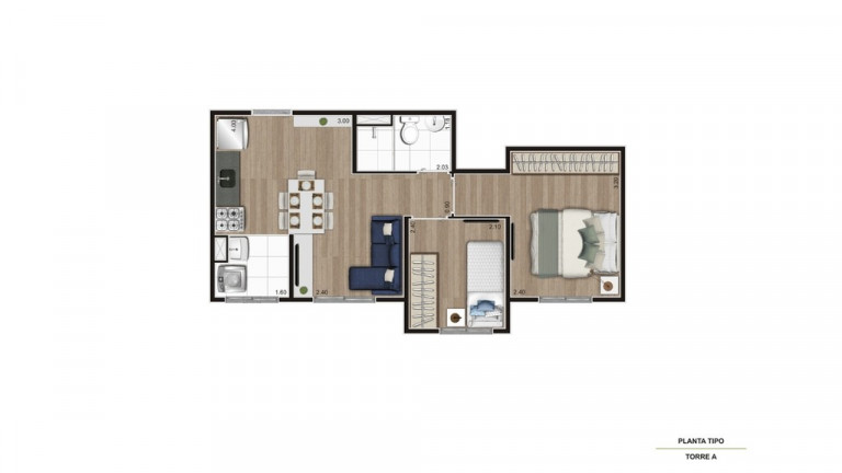 Imagem Apartamento com 2 Quartos à Venda, 34 m² em Cidade Patriarca - São Paulo