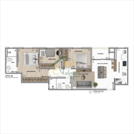 Imagem Apartamento com 3 Quartos à Venda, 66 m² em Weissópolis - Pinhais Imagem Apartamento com 3 Quartos à Venda, 66 m² em Weissópolis - Pinhais