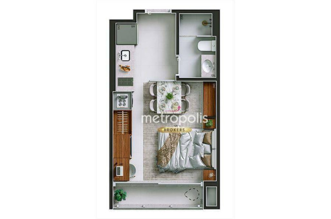 Imagem Studio com 1 Quarto à Venda, 24 m² em Perdizes - São Paulo