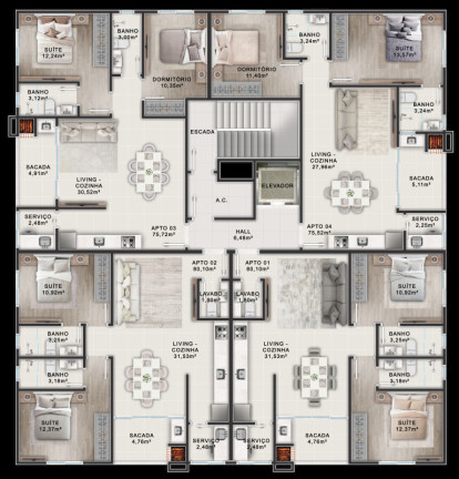Imagem Imóvel com 2 Quartos à Venda, 75 m² em Bombas - Bombinhas Imagem Imóvel com 2 Quartos à Venda, 75 m² em Bombas - Bombinhas