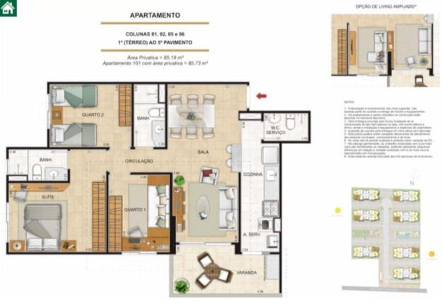 Imagem Imóvel com 3 Quartos à Venda, 85 m² em Recreio Dos Bandeirantes - Rio De Janeiro