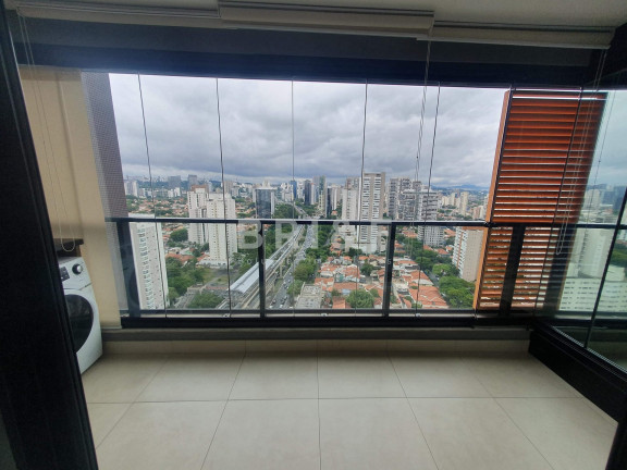 Imagem Apartamento com 1 Quarto para Alugar, 38 m² em Campo Belo - São Paulo