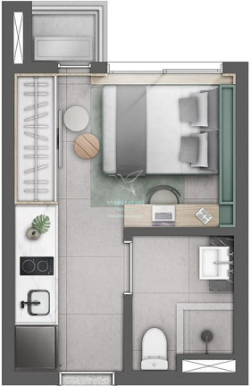Imagem Studio com 1 Quarto à Venda, 19 m² em Vila Romana - São Paulo Imagem Studio com 1 Quarto à Venda, 19 m² em Vila Romana - São Paulo