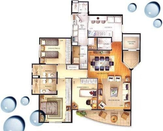 Foto do imóvel Apartamento com 3 Quartos à Venda, 114 m² em Bela Aliança - São Paulo