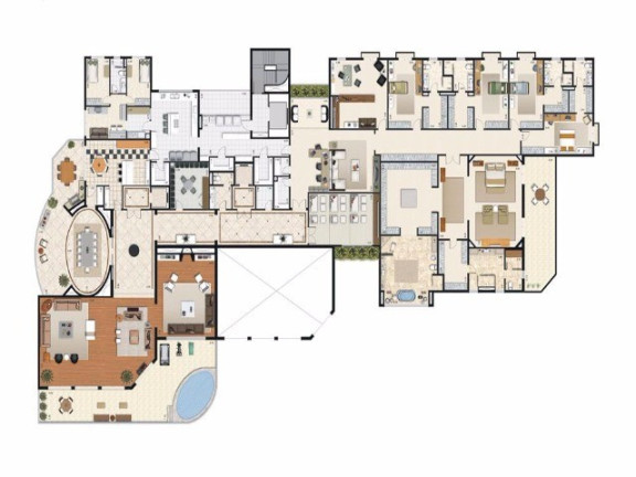 Imagem Apartamento com 6 Quartos à Venda, 1.217 m² em Morumbi - São Paulo Imagem Apartamento com 6 Quartos à Venda, 1.217 m² em Morumbi - São Paulo