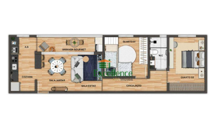 Imagem Apartamento com 2 Quartos à Venda ou Locação, 55 m² em Vila Baeta Neves - São Bernardo Do Campo