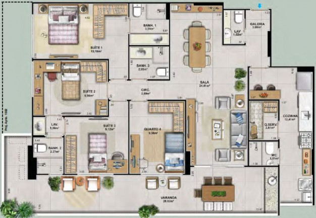 Imagem Imóvel com 4 Quartos à Venda, 136 m² em Icaraí - Niterói
