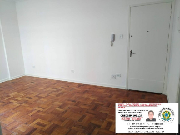 Imagem Apartamento com 1 Quarto à Venda, 30 m² em Gonzaga - Santos