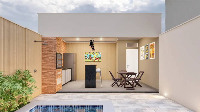 Sobrado com 3 Quartos à Venda, 100 m² em Maracanã - Praia Grande