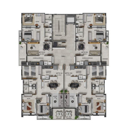 Imagem Apartamento com 3 Quartos à Venda, 81 m² em Poço - Cabedelo Imagem Apartamento com 3 Quartos à Venda, 81 m² em Poço - Cabedelo