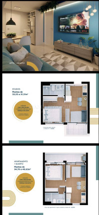 Imagem Apartamento com 1 Quarto à Venda, 32 m² em Portão - Curitiba
