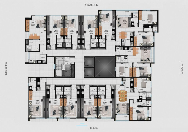 Imagem Apartamento com 1 Quarto à Venda, 50 m² em Bessa - João Pessoa