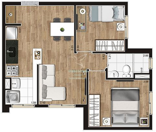 Imagem Apartamento com 2 Quartos à Venda, 41 m² em Parque Arariba - São Paulo Imagem Apartamento com 2 Quartos à Venda, 41 m² em Parque Arariba - São Paulo