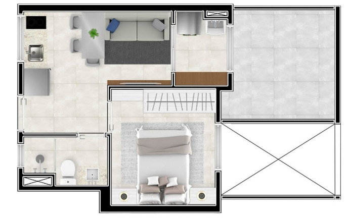 Imagem Apartamento com 1 Quarto à Venda, 25 m² em Vila Sônia - São Paulo Imagem Apartamento com 1 Quarto à Venda, 25 m² em Vila Sônia - São Paulo