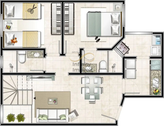 Imagem Apartamento com 2 Quartos à Venda, 77 m² em João Pinheiro - Belo Horizonte Imagem Apartamento com 2 Quartos à Venda, 77 m² em João Pinheiro - Belo Horizonte