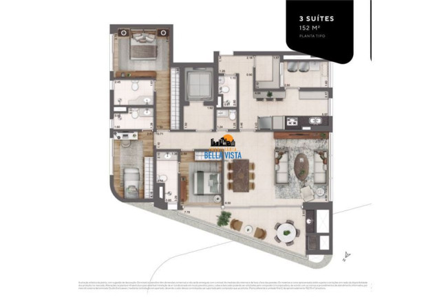 Imagem Apartamento com 3 Quartos à Venda,  em Vila Olímpia - São Paulo