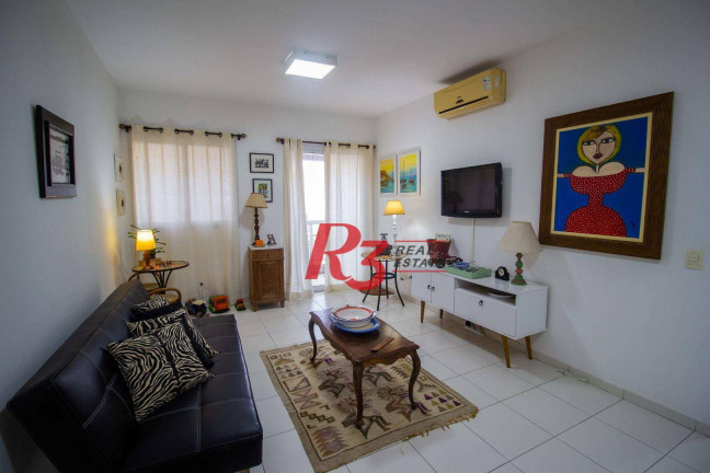 Apartamento com 2 Quartos à Venda, 94 m² em Gonzaga - Santos