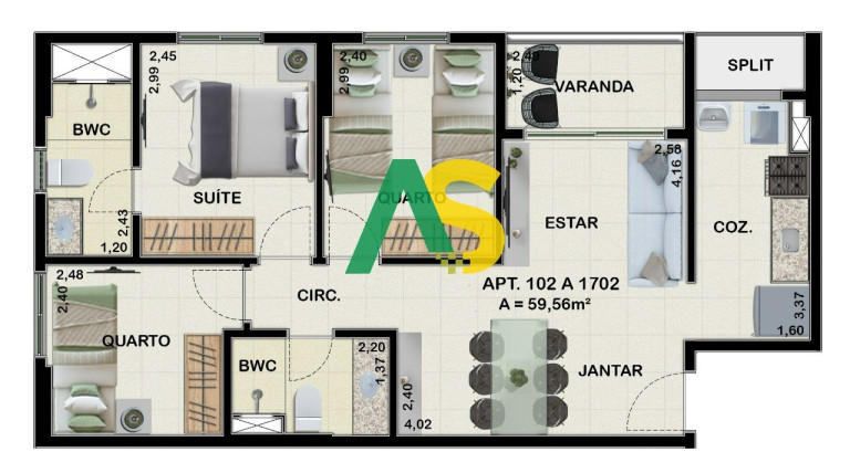 Imagem Imóvel com 3 Quartos à Venda, 61 m² em Madalena - Recife Imagem Imóvel com 3 Quartos à Venda, 61 m² em Madalena - Recife