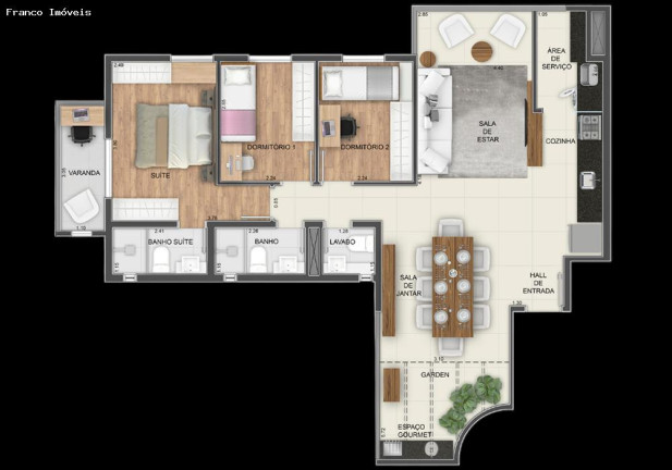 Imagem Apartamento com 3 Quartos à Venda, 112 m² em Vila Floresta - Santo André