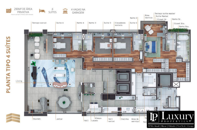 Imagem Apartamento com 4 Quartos à Venda, 290 m² em Vila Nova Conceição - São Paulo