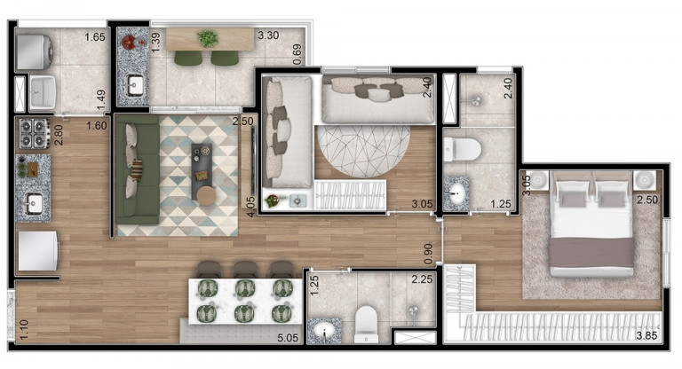 Imagem Apartamento com 2 Quartos à Venda, 57 m² em Aclimação - São Paulo Imagem Apartamento com 2 Quartos à Venda, 57 m² em Aclimação - São Paulo