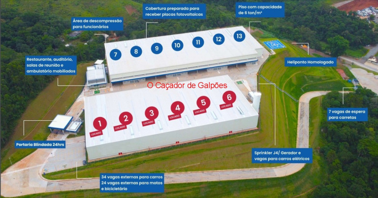 Imagem Imóvel para Alugar, 3.490 m² em Rodovia Castelo Branco, Km 44 - Araçariguama Imagem Imóvel para Alugar, 3.490 m² em Rodovia Castelo Branco, Km 44 - Araçariguama