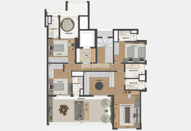 Imagem Apartamento com 4 Quartos à Venda, 164 m² em Moema - São Paulo Imagem Apartamento com 4 Quartos à Venda, 164 m² em Moema - São Paulo