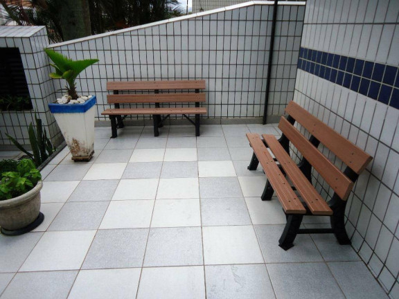 Imagem Apartamento com 1 Quarto para Alugar, 45 m² em Vila Guilhermina - Praia Grande