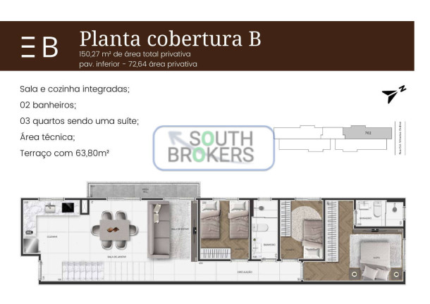 Imagem Apartamento com 3 Quartos à Venda, 74 m² em São Pedro - São José Dos Pinhais Imagem Apartamento com 3 Quartos à Venda, 74 m² em São Pedro - São José Dos Pinhais