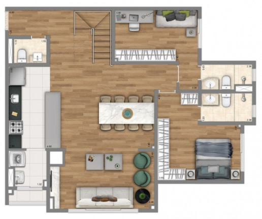 Imagem Cobertura com 3 Quartos à Venda, 192 m² em Jardim Itamarati - Campinas