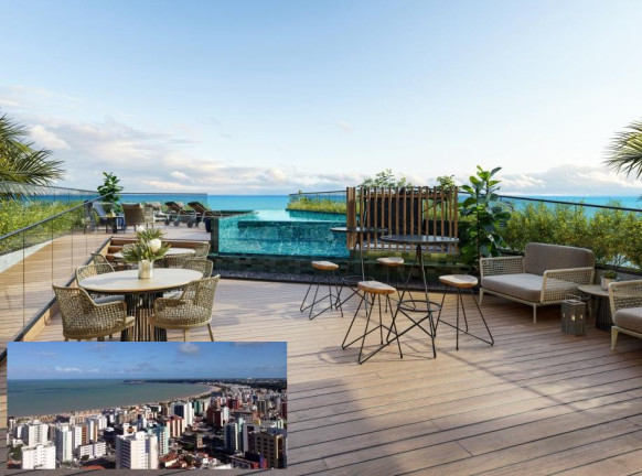 Flat com 1 Quarto à Venda, 50 m² em Jardim Oceania - João Pessoa