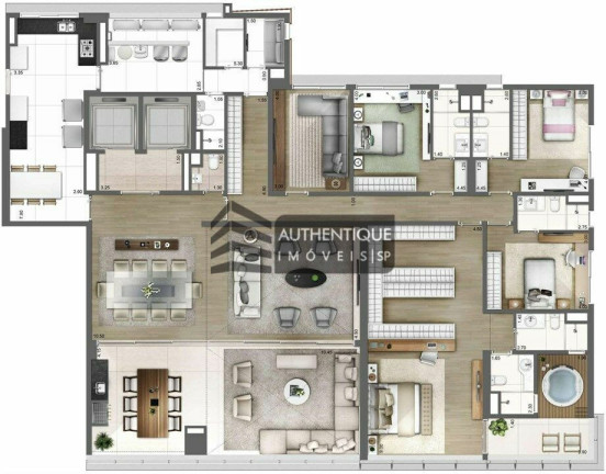 Imagem Apartamento com 4 Quartos à Venda, 343 m² em Vila Olímpia - São Paulo Imagem Apartamento com 4 Quartos à Venda, 343 m² em Vila Olímpia - São Paulo