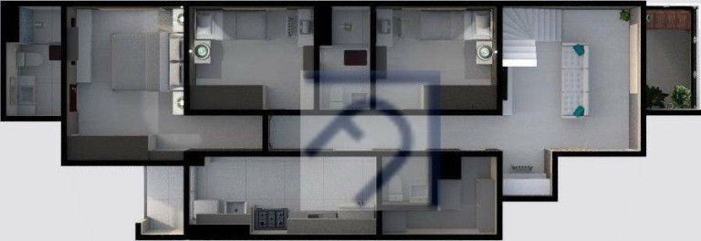 Imagem Cobertura com 3 Quartos à Venda, 165 m² em Capim Macio - Natal